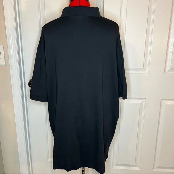 Polo by Ralph Lauren Black Short Sleeve Polo Shirt 2XB Red Pony - Picture 3 of 5